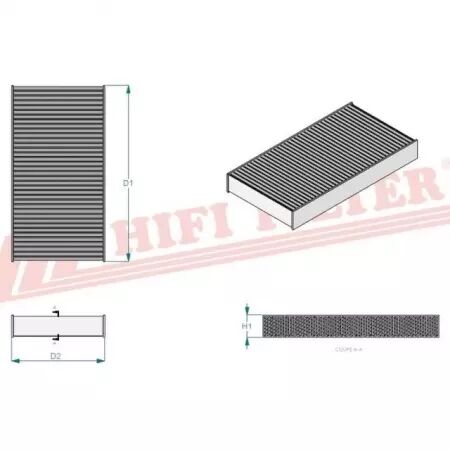 Filtre habitacle sc 5133 ca hifi filter