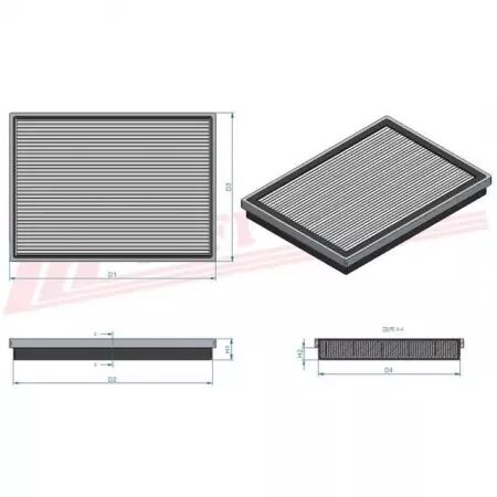 Filtre habitacle sc 60026 hifi filter