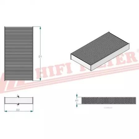 Filtre habitacle sc 60140 hifi filter