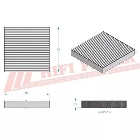 Filtre habitacle sc 7042 hifi filter