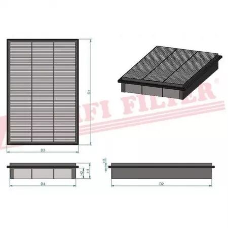 Filtre habitacle sc 80020 hifi filter