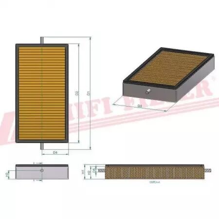 Filtre habitacle sc 90093 hifi filter