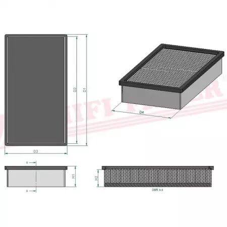 Filtre habitacle sc 90127 hifi filter