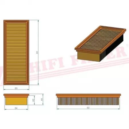 Filtre habitacle sc 90189 hifi filter