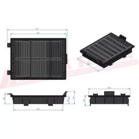 Filtre habitacle sc 90224 hifi filter