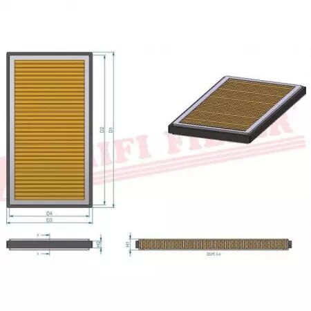 Filtre habitacle sc 90228 hifi filter