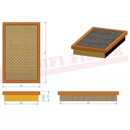 Filtre habitacle sc 90297 hifi filter