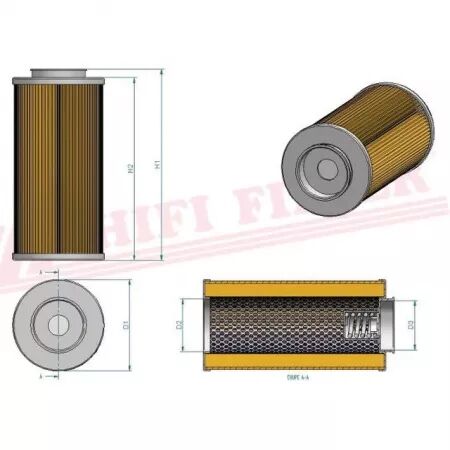 Filtre hydraulique sh 50715 hifi filter