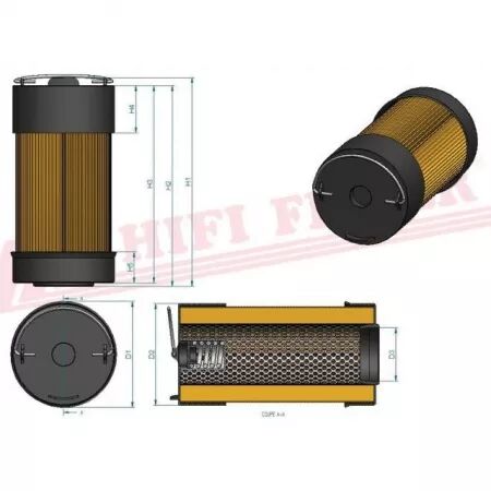 Filtre hydraulique sh 52034 hifi filter