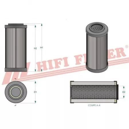 Filtre hydraulique sh 52203 hifi filter