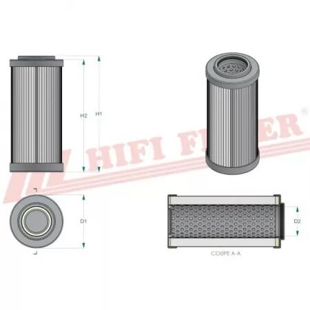 Filtre hydraulique sh 52707 hifi filter