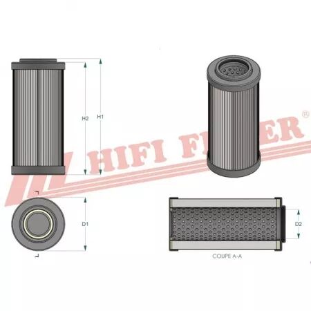 Filtre hydraulique sh 55151 hifi filter