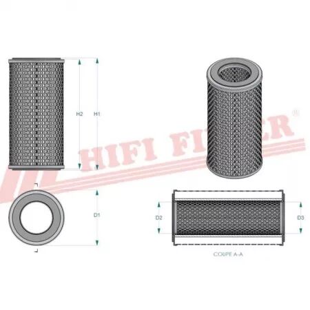 Filtre hydraulique sh 56129 hifi filter