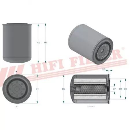 Filtre hydraulique sh 56255 hifi filter