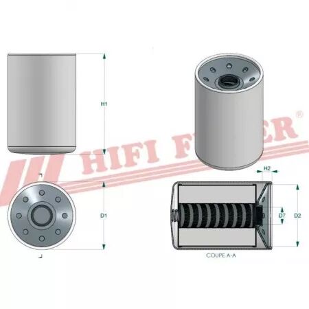 Filtre hydraulique sh 56760 hifi filter