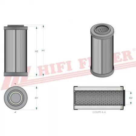 Filtre hydraulique sh 57152 hifi filter