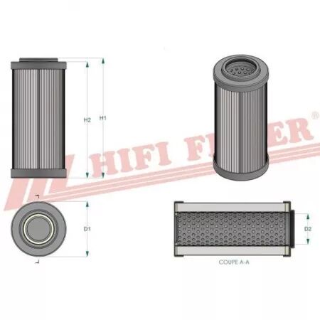 Filtre hydraulique sh 57153 hifi filter