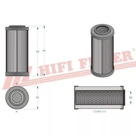 Filtre hydraulique sh 60264 hifi filter