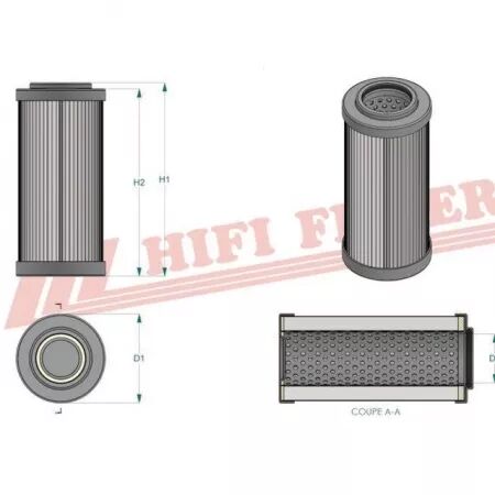 Filtre hydraulique sh 62002 hifi filter