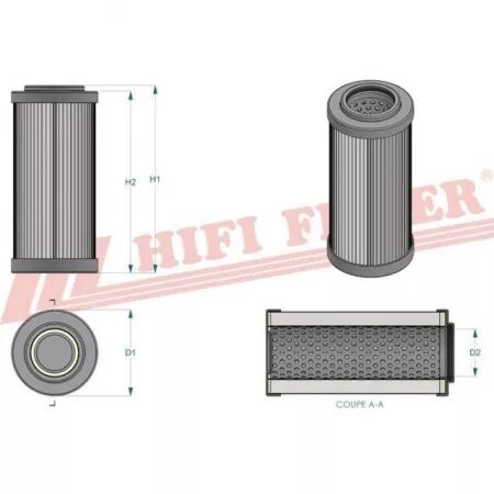 Filtre hydraulique sh 62017 hifi filter