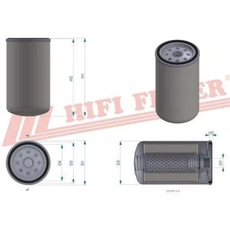 Filtre hydraulique sh 62142 hifi filter