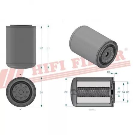 Filtre hydraulique sh 63163 hifi filter