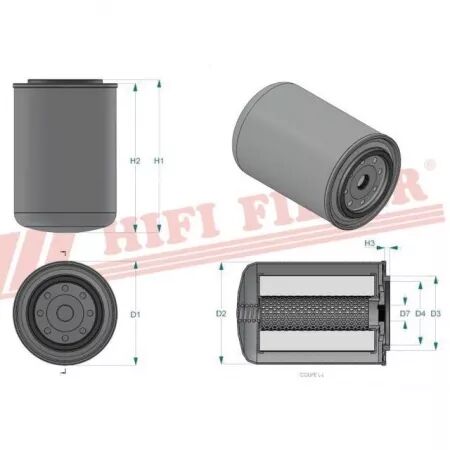 Filtre hydraulique sh 66192 hifi filter