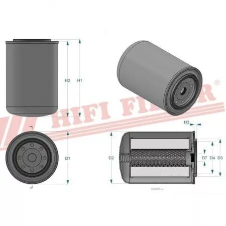 Filtre hydraulique sh 70018 hifi filter