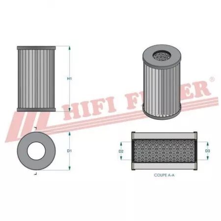 Filtre hydraulique sh 74187 sp hifi filter