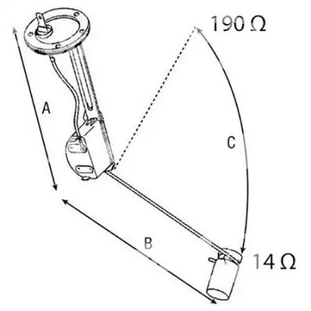 Flotteur de reservoir adaptable Deutz