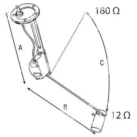 Flotteur de reservoir adaptable Deutz