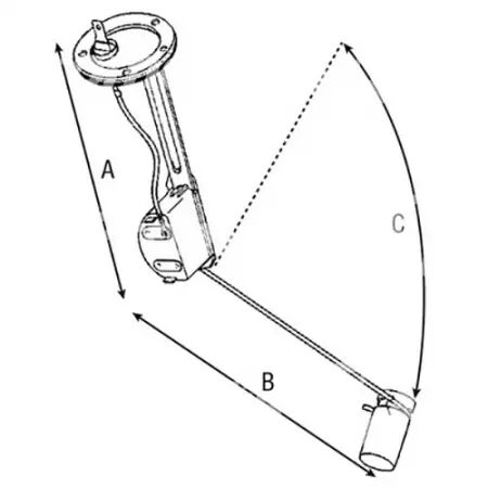 Flotteur de reservoir adaptable Fiat/Landini/Massey Ferguson