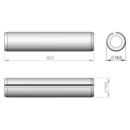 Goupille mecanindus 14x65  sip150602306