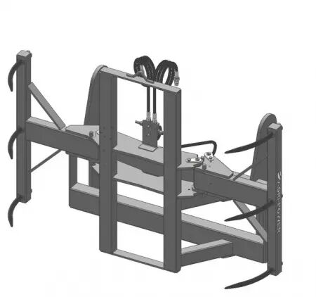 Griffe balle 6 dents  jcb q-fit flexible+coupleur+limiteur