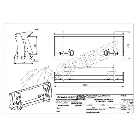 Interface chargeur volvo lb30 - euro