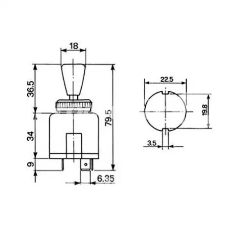 Interrupteur de clignotant adaptable Case Ih/Deutz/Hurlimann/Lamborghini/Same