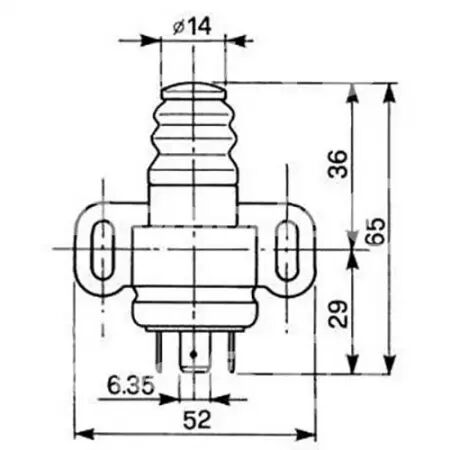 Interrupteur de frein adaptable Deutz/Hurlimann/Lamborghini/Same