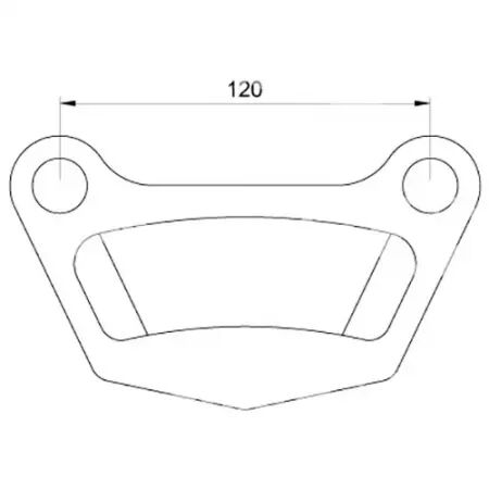 Jeu de 4 plaquettes de freins adaptable Deutz