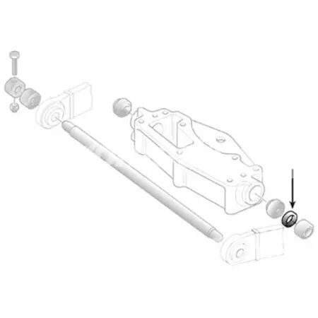 Joint de barre de contrôle d\'effort adaptable Fiat/Ford/New Holland