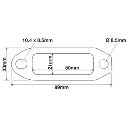 Joint de collecteur d\'echappement adaptable Deutz