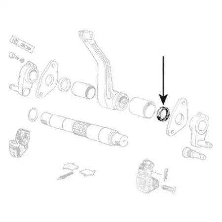 Joint de relevage adaptable pour tracteurs Claas/Renault