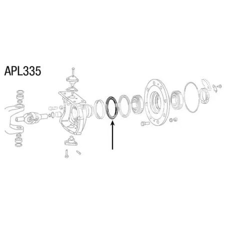 Joint spi adaptable 136.8x165x13