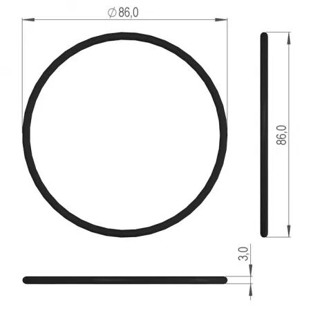 Joint torique 80x86x3 sip159204906