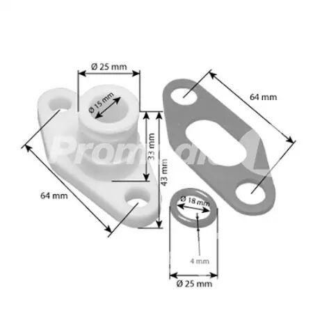 Kit de connexion thermostat adaptable Fiat