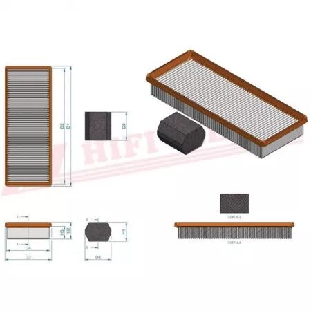 Kit filtre a air sa 4135 kit hifi filter