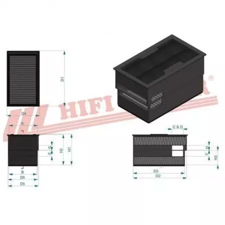 Kit filtre habitacle kc 50257 hifi filter