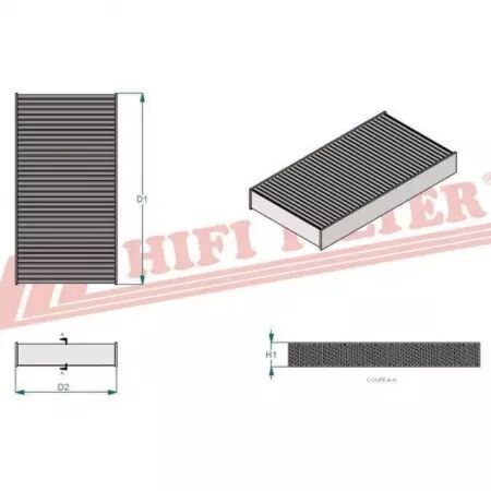 Kit filtre habitacle sc 4058 kit hifi filter