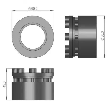 Manchon conique rck 70-35x60 sip150643209