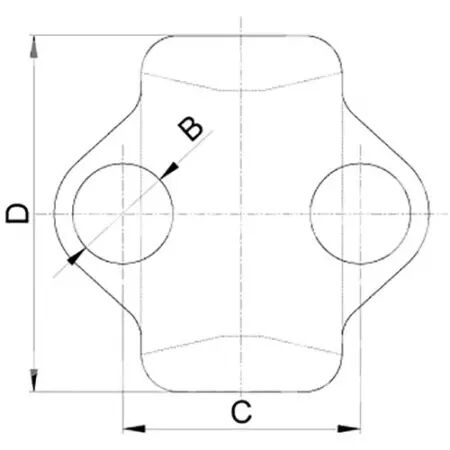 Noix de cardan pont avant Carraro adaptable Case  Ih, John Deere, Massey Ferguson