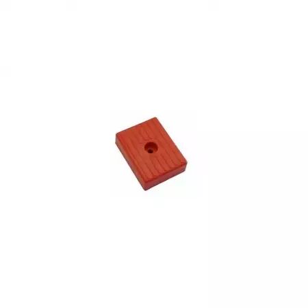 Patin rouge 130 x 100 x 36 mm